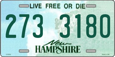 NH license plate 2733180