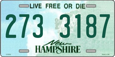 NH license plate 2733187