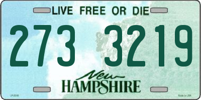 NH license plate 2733219