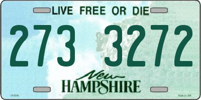 NH license plate 2733272