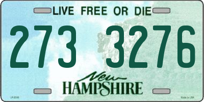 NH license plate 2733276