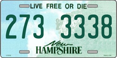 NH license plate 2733338
