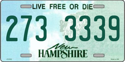 NH license plate 2733339