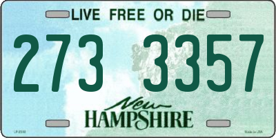 NH license plate 2733357