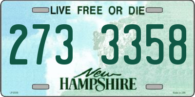 NH license plate 2733358