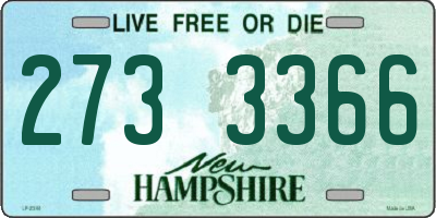 NH license plate 2733366