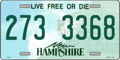 NH license plate 2733368