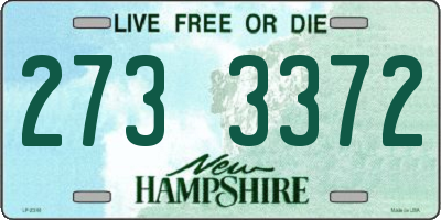 NH license plate 2733372