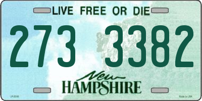 NH license plate 2733382