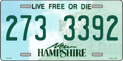 NH license plate 2733392
