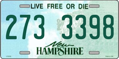 NH license plate 2733398