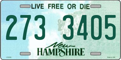 NH license plate 2733405