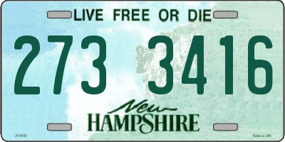 NH license plate 2733416