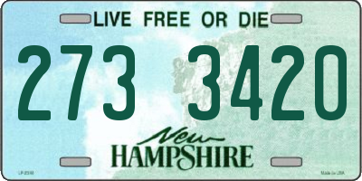 NH license plate 2733420
