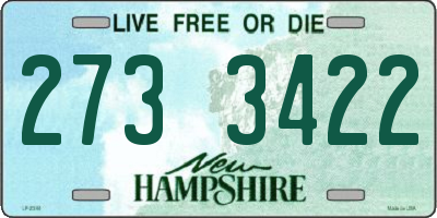 NH license plate 2733422
