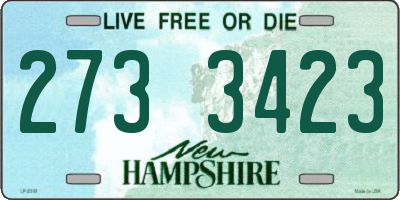 NH license plate 2733423