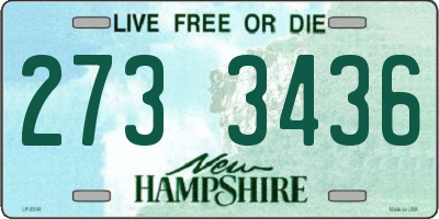 NH license plate 2733436