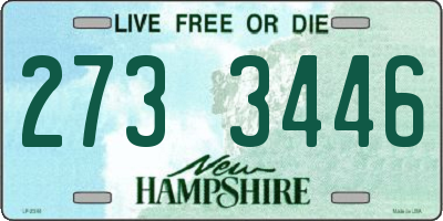 NH license plate 2733446
