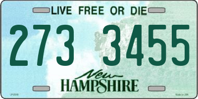 NH license plate 2733455