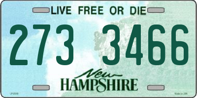 NH license plate 2733466