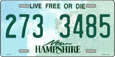 NH license plate 2733485