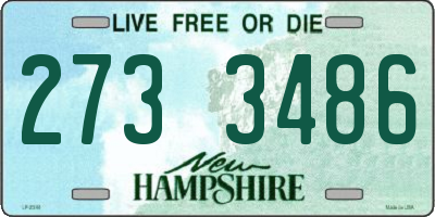 NH license plate 2733486