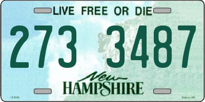 NH license plate 2733487