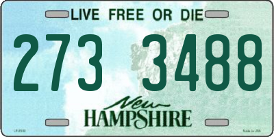 NH license plate 2733488