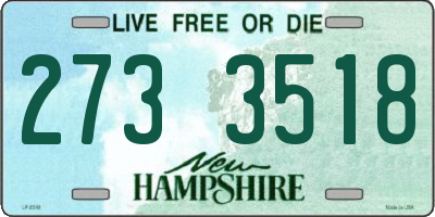 NH license plate 2733518