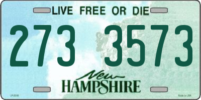 NH license plate 2733573