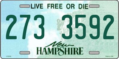 NH license plate 2733592