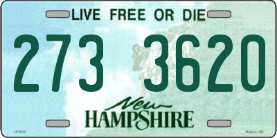 NH license plate 2733620