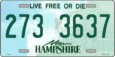NH license plate 2733637