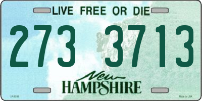 NH license plate 2733713