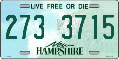 NH license plate 2733715