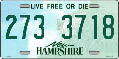 NH license plate 2733718