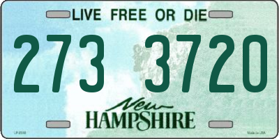 NH license plate 2733720