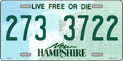 NH license plate 2733722