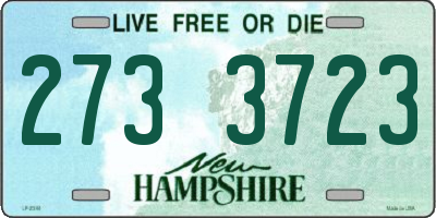 NH license plate 2733723