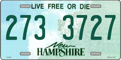 NH license plate 2733727