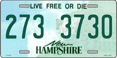 NH license plate 2733730