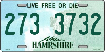 NH license plate 2733732