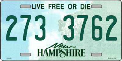 NH license plate 2733762