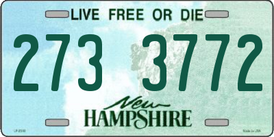 NH license plate 2733772