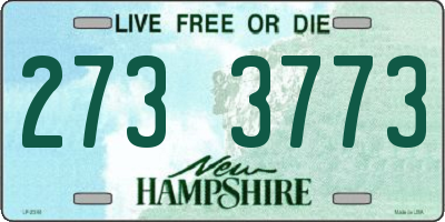 NH license plate 2733773