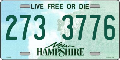 NH license plate 2733776