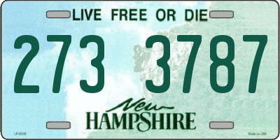 NH license plate 2733787