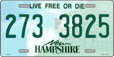 NH license plate 2733825