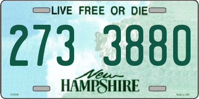 NH license plate 2733880