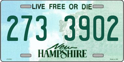 NH license plate 2733902